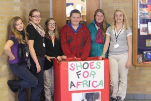 Ann Thonson SHOES FOR AFRICA - Decatur Middle School Kids Collection Bin Pic IMG_8948