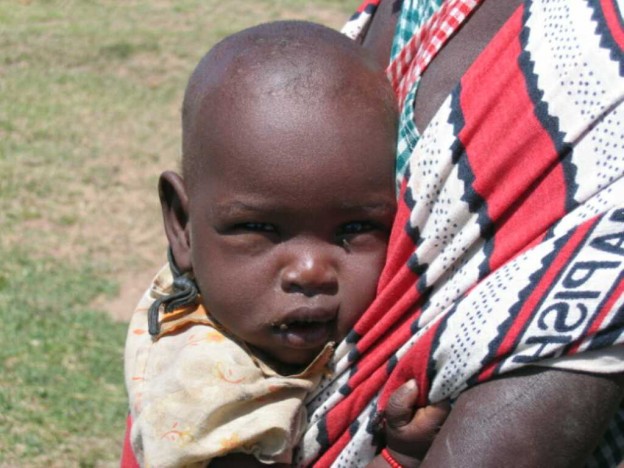 Masai baby child AFRICA