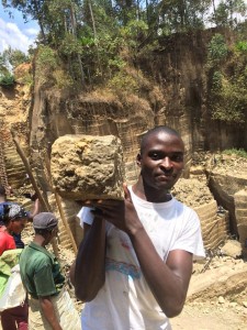 Wilfred revisits the quarry and shows Matanya's Hope what his work entailed.
