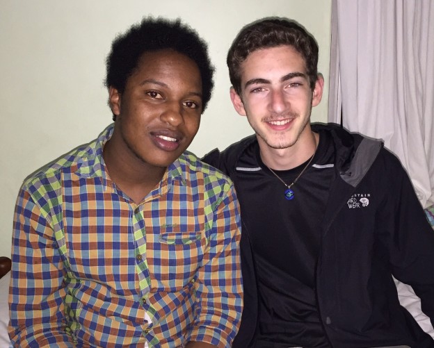 Lawrence and I in Nairobi Kenya